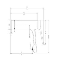 Смеситель для умывальника AVRORA Jett AV6810GM (монолитный оружейная сталь)