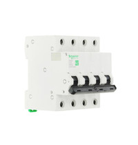 Выключатель автоматический модульный Schneider Electric Easy 9 EZ9F34463 63А С 4.5кА (четырехполюсный)