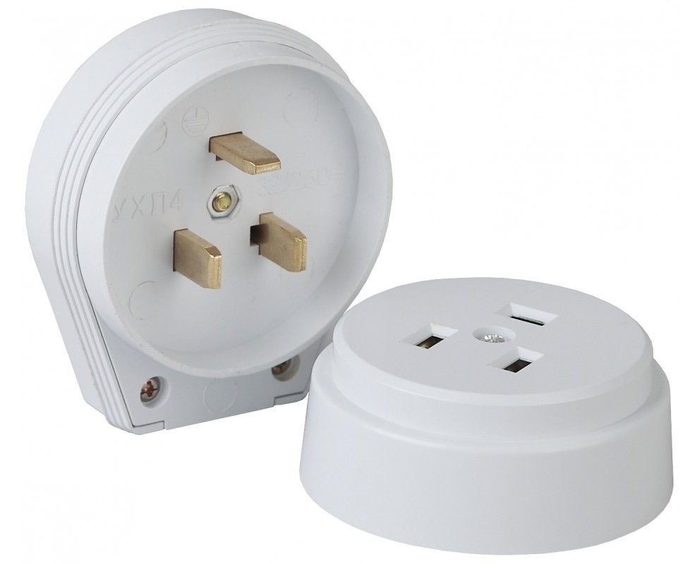 Разъем для плиты EKF Smartbuy SBE-IS1-250-P 32А 250В (2P+PE)