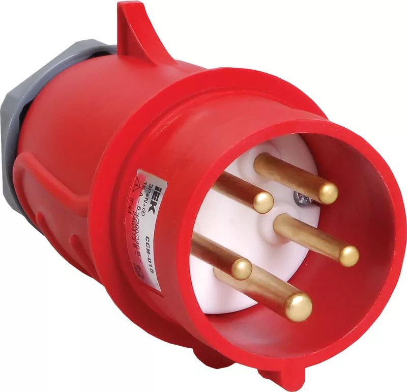 Вилка кабельная IEK Magnum ССИ-025 32А IP44 3P+PE+N 6ч/200/346-240/415В