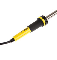 Паяльник Stayer Profi 55300-60 60Вт (с двухкомпоннентной рукояткой и долговременным жалом, в комплекте припой и подставка, конус)