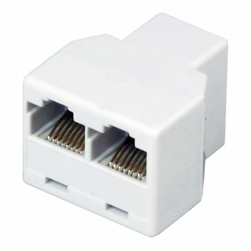 Адаптер проходной Rexant 03-0103 разъем RJ-45 8P8C (двойной, компьютерный)