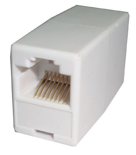 Адаптер проходной Rexant PROconnect RJ-45(8P-8C) UTP (неэкранированный, категория 5e, гнездо-гнездо)