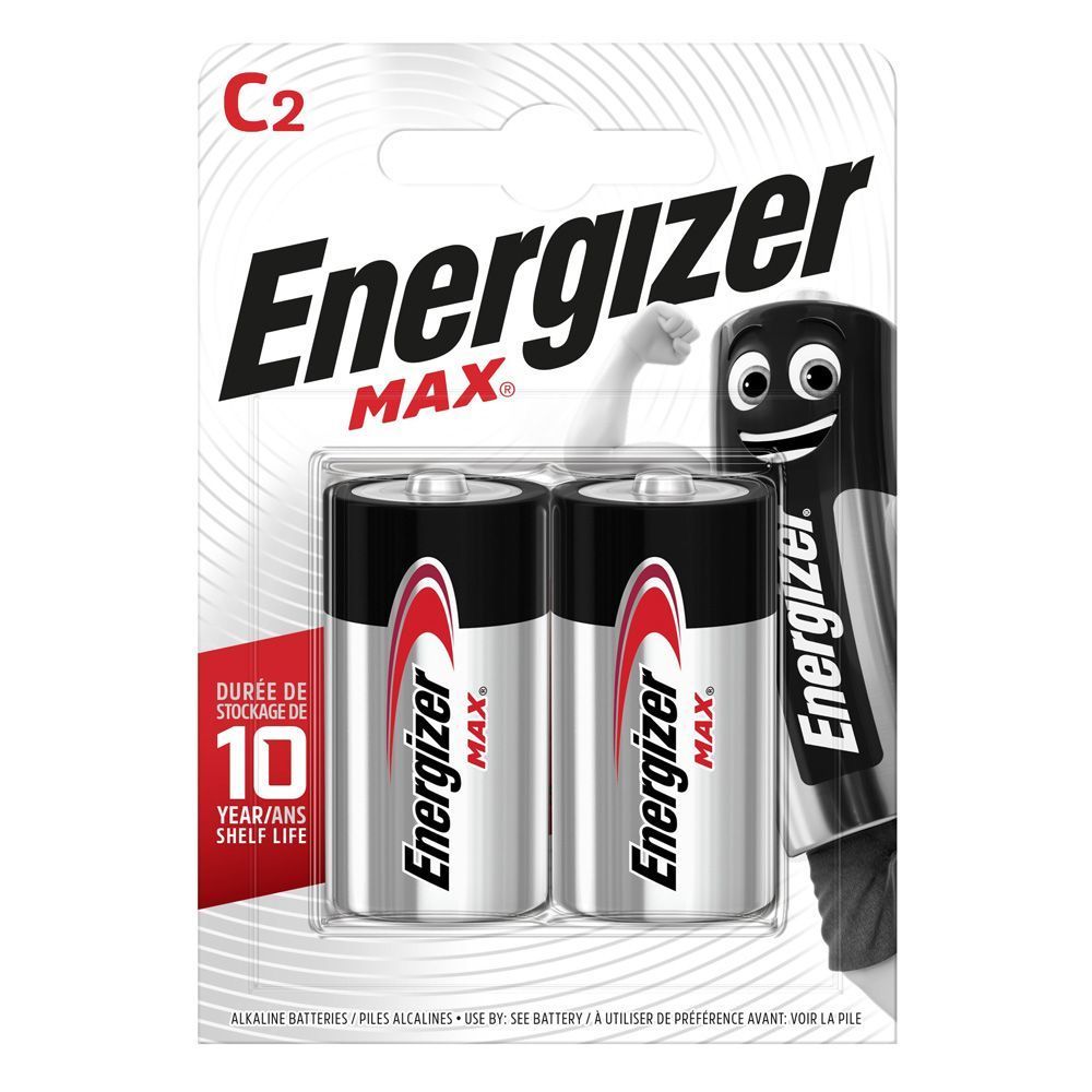 Батарейки Energizer MAX С E300129500 LR14 2шт х 12шт