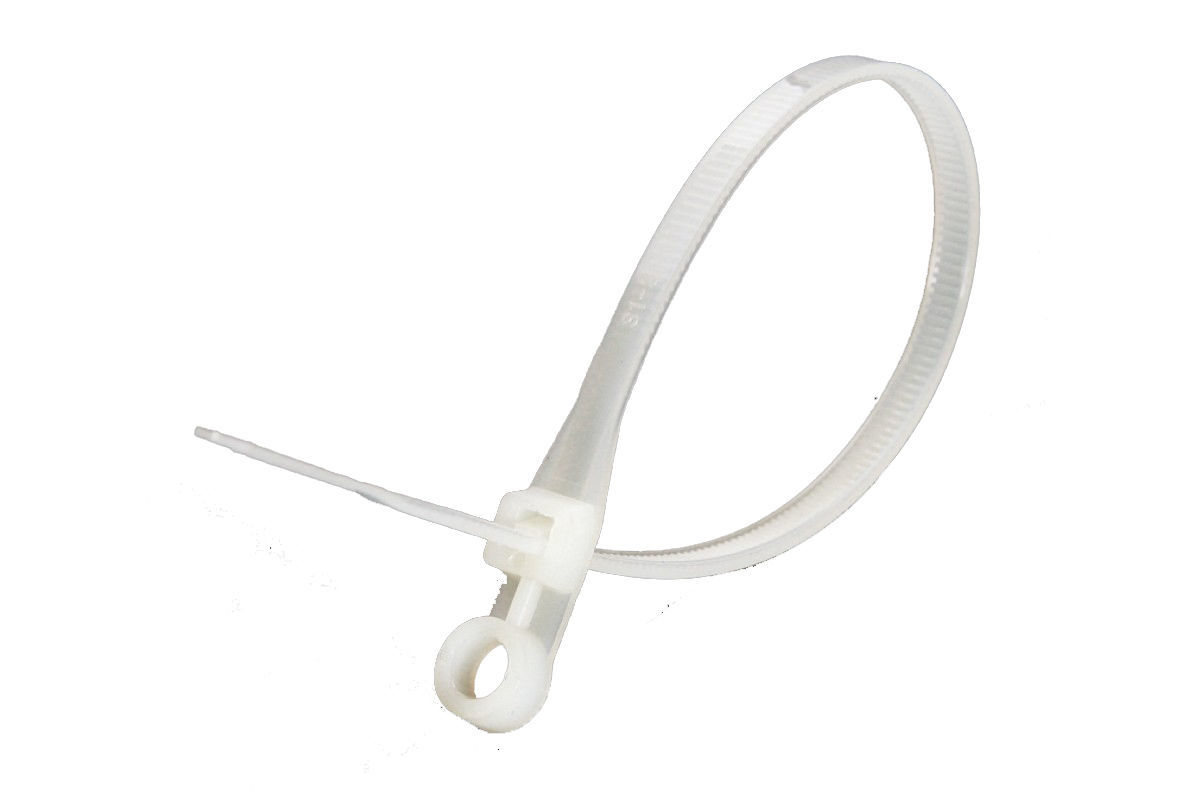 Хомут-стяжка кабельная Rexant nylon 07-0154 3,6x150 мм 100 шт (белый, под винт)