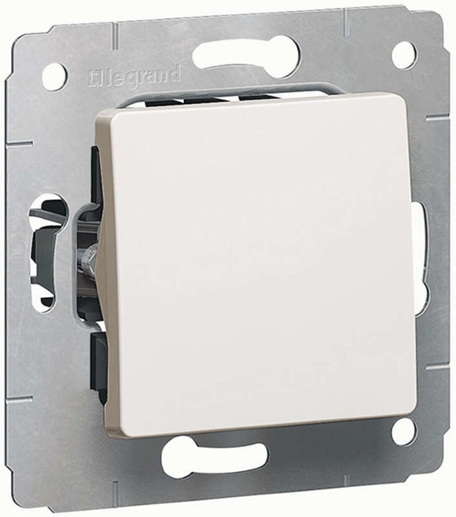 Выключатель Legrand CARIVA 773756 10А (1-клавишный, слоновая кость)