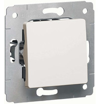 Выключатель Legrand CARIVA 773756 10А (1-клавишный, слоновая кость)