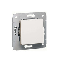 Выключатель Legrand CARIVA 773656 (1-клавишный, белый)