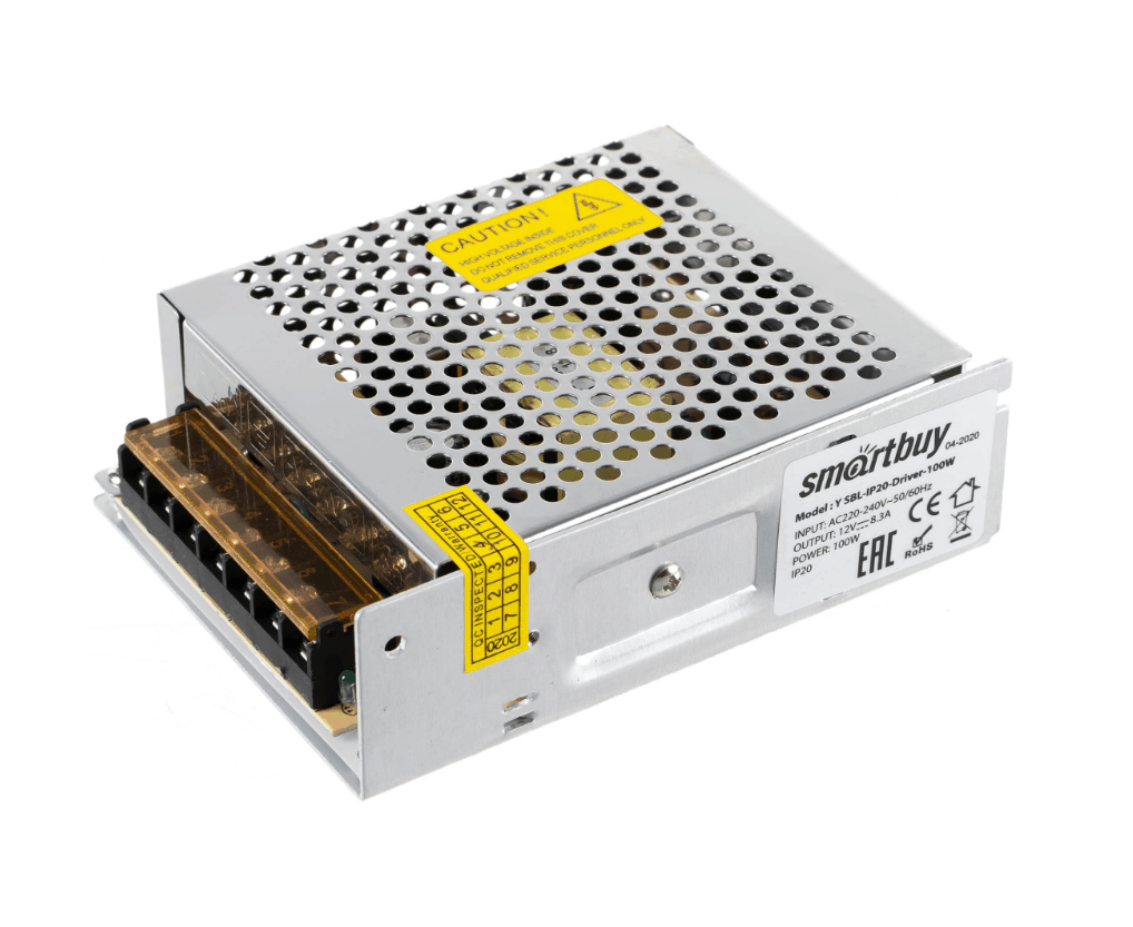 Драйвер для LED ленты Smartbuy SBL-IP20-Driver-100W IP20 100Вт