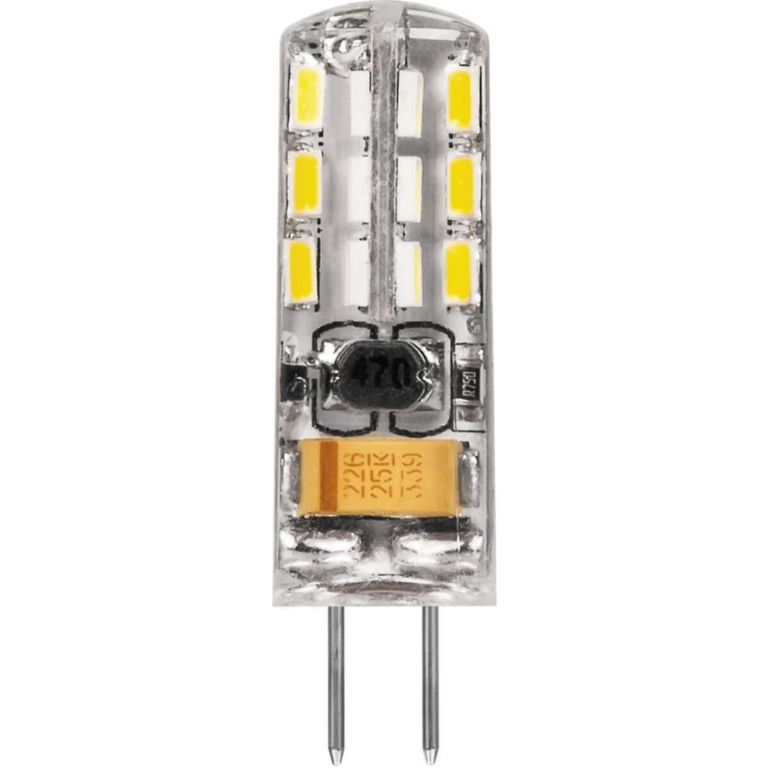 Лампа светодиодная Feron LB-420 25448 24LED 2Вт 12В G4 4000K (силикон)