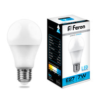 Лампа светодиодная Feron LB-91 25446 20LED 7Вт 230В E27 6400K A60 (шар)