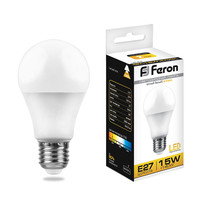 Лампа светодиодная Feron LB-94 25628 45LED 15Вт 230В E27 2700K A60 (шар)