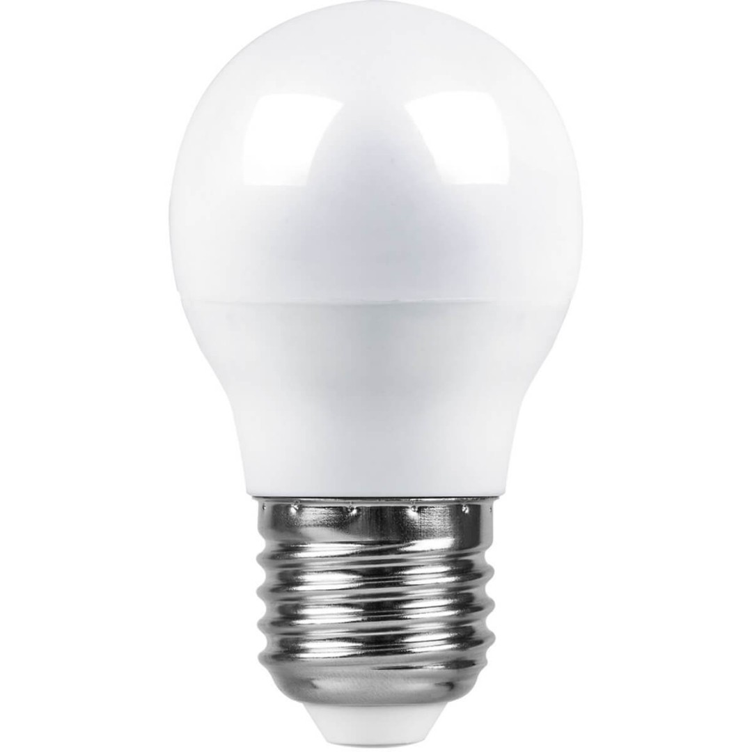 Лампа светодиодная Feron LB-95 25482 16LED 7Вт 230В E27 4000K G45 (шар)