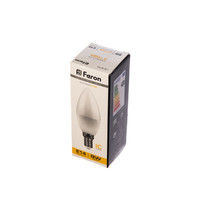 Лампа светодиодная Feron LB-570 25798 9Вт 230В E14 2700K (свеча)