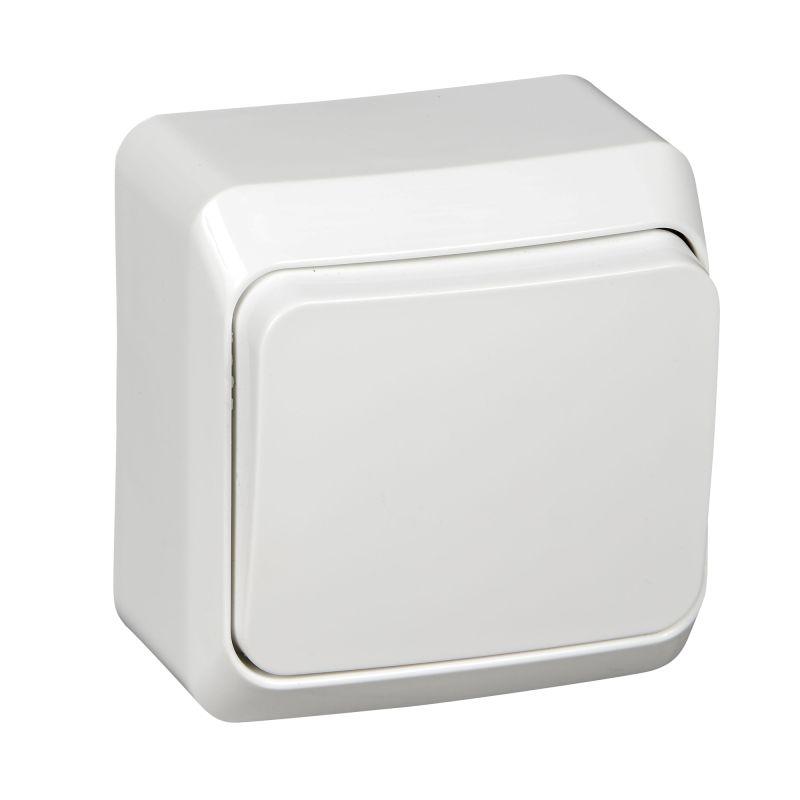Выключатель Schneider Electric Этюд ВА10-004B (1-клавишны, схема подключения 6, белый)