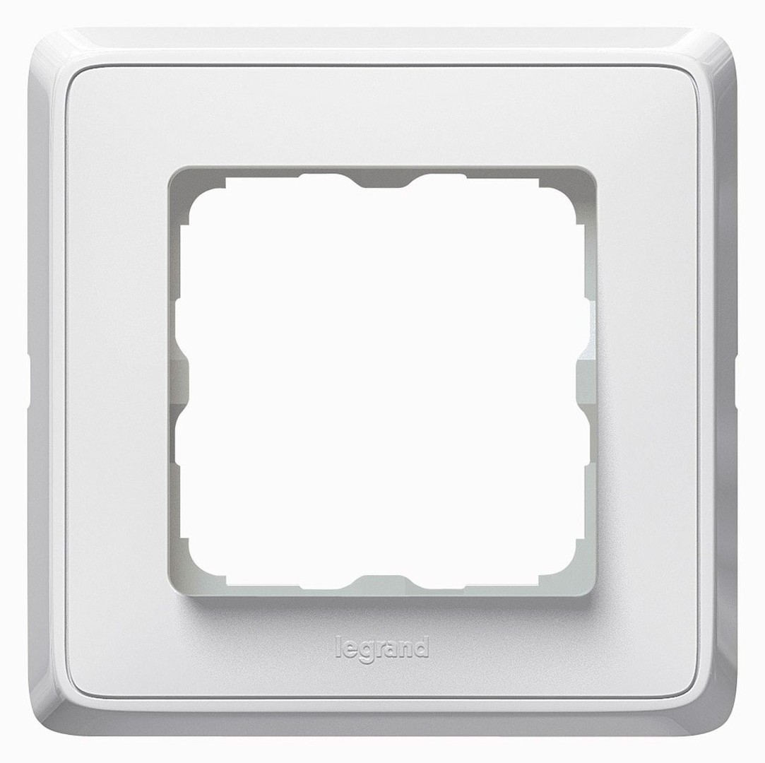 Рамка для розетки Legrand Cariva 773660 (1-местная, белая)