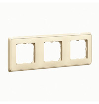 Рамка для розетки Legrand Cariva 773753 (3-местная, слоновая кость)