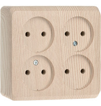 Розетка штепсельная Schneider Electric Этюд PA16-205D 16А 250В