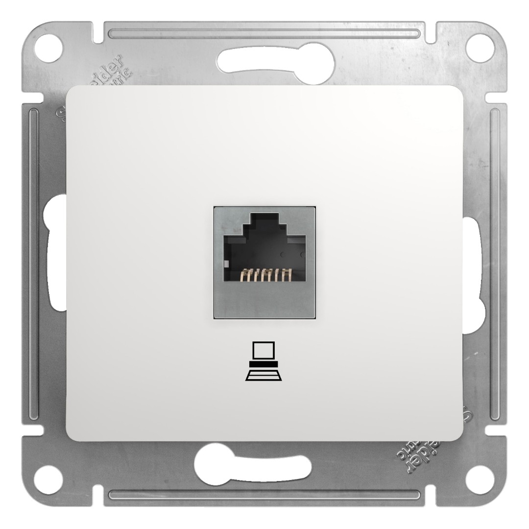 Розетка для интернета Schneider Electric Glossa GSL000181K RJ45