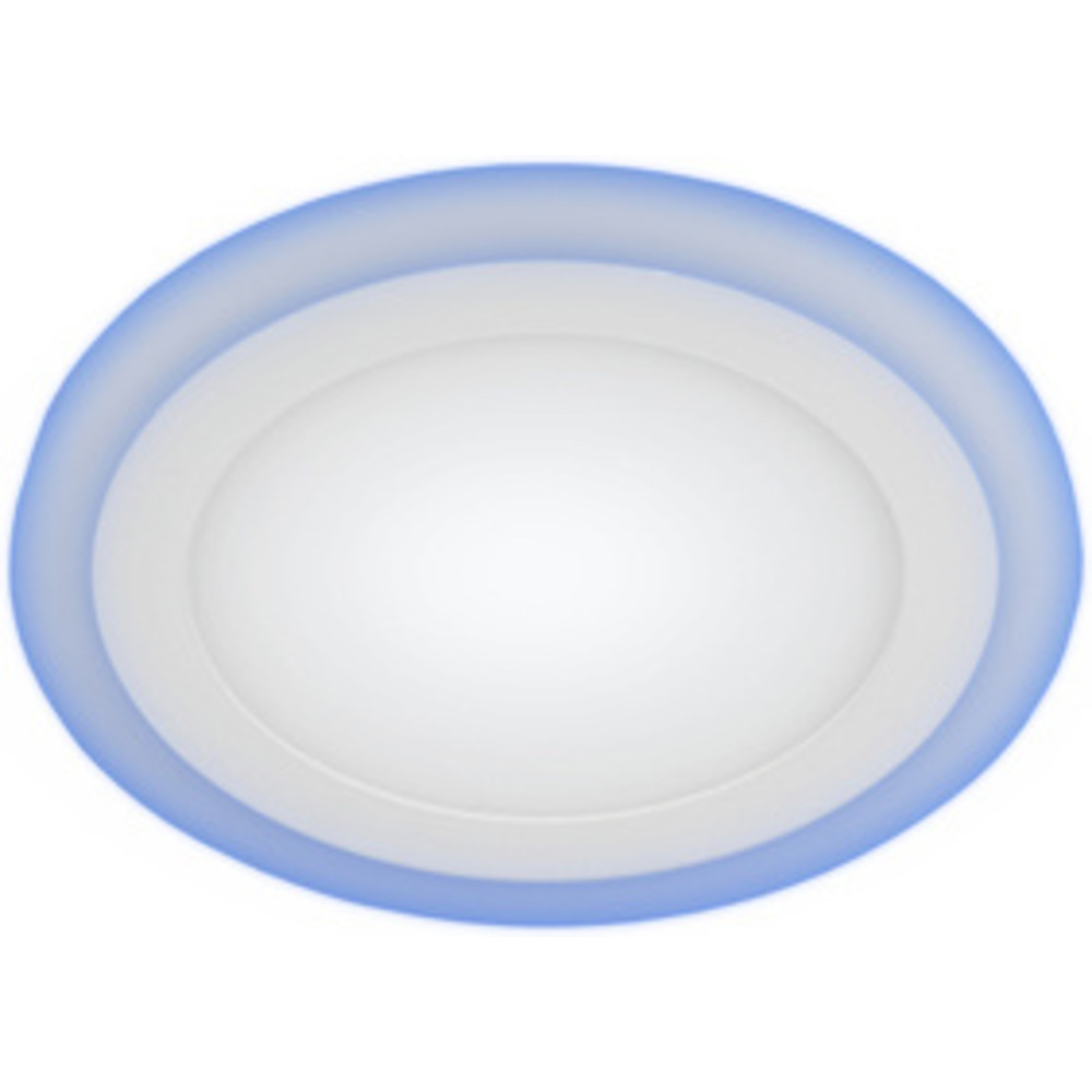 Светильник встраиваемый светодиодный Эра LED 3-6 BL Б0017492 6 Вт 4000 K (c cиней подсветкой, цвет белый)