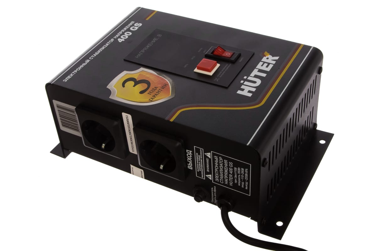 Стабилизатор напряжения Huter 400GS 4606059015352