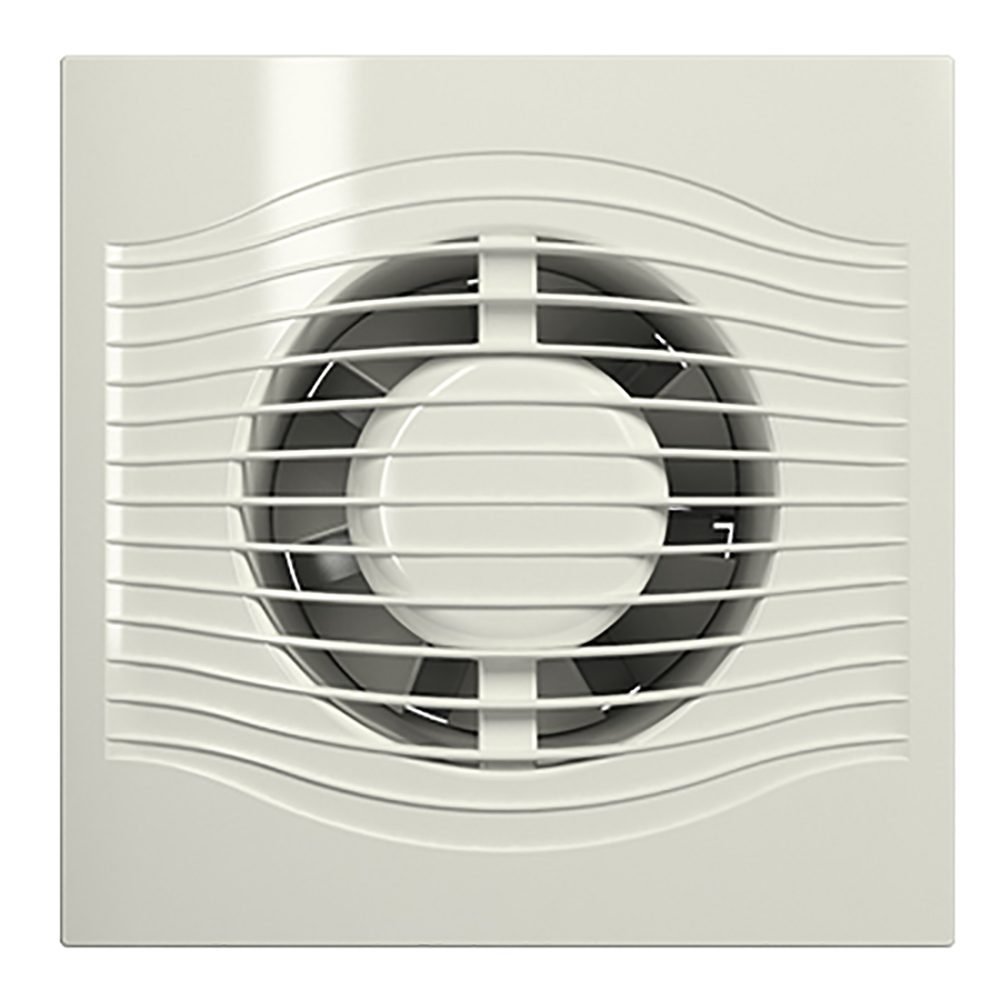 Вентилятор вытяжной DiCiTi Slim 4 ivory D100 (осевой, декоративный)