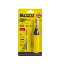 Газовая горелка Stayer Master 55506-Н4 1200°С (3в1, регулировка пламени, 2 насадки)