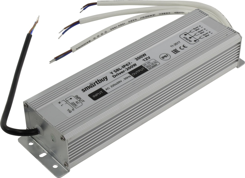 Драйвер для LED ленты Smartbuy SBL-IP67-Driver-200W IP67 200Вт