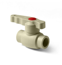 Кран шаровой Pro Aqua Ultra PA40010G 25 мм (полипропиленовый, серый)