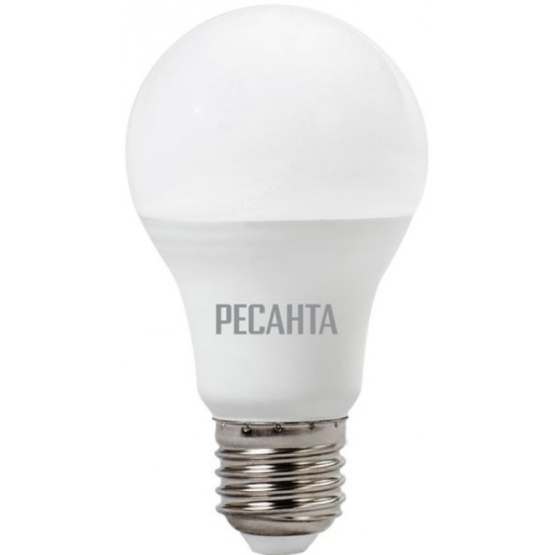 Лампа светодиодная Ресанта LL-R-A80-20W-230-3K-E27 4606059029298 Е27 20Вт (груша, теплый белый)