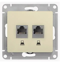 Розетка для интернета Schneider Electric Clossa GSL000285KK RJ45 RJ45 5е