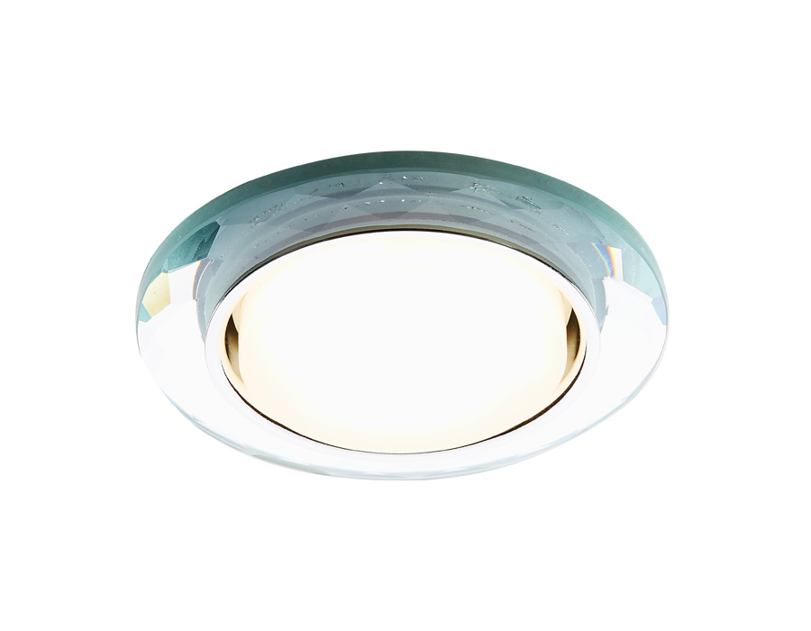 Светильник встраиваемый светодиодный Ambrella light G8077 CH GX5350 Вт (лампа не в комплекте, цвет хром, прозрачный)