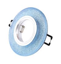 Светильник встраиваемый светодиодный Ambrella light S290 BL G5.3 d=9,5 см 53 Вт 4200 К (дополнительная подсветка, цвет сапфир, без лампы)