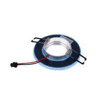 Светильник встраиваемый светодиодный Ambrella light S290 BL G5.3 d=9,5 см 53 Вт 4200 К (дополнительная подсветка, цвет сапфир, без лампы)