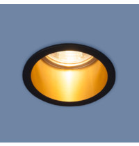 Светильник встраиваемый Elektrostandard 7004 BK/GD а036622 MR16 (черный, золото)