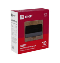 Щит распределительный EKF pb40-n-10-dark (IP41, 10 модулей, дуб)