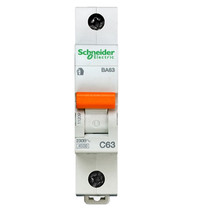 Выключатель автоматический модульный Schneider Electric Домовой ВА63 1п С 63A 4.5кА