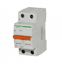 Выключатель автоматический модульный Schneider Electric Домовой ВА63 2п С 25A 4.5кА