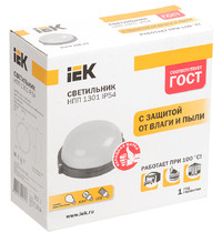Светильник настенный IEK НПП-1301 LNPP0-1301-1-060-K01 60Вт (круг, цвет белый)