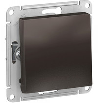Выключатель Schneider Electric AtlasDesign 10А (1-клавишный, с подсветкой, мокко)