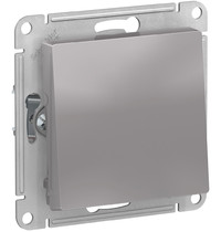 Выключатель Schneider Electric AtlasDesign 10А (1-клавишный, сталь)