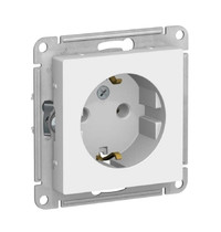 Розетка штепсельная Schneider Electric AtlasDesign 16А (1-местная, белый)
