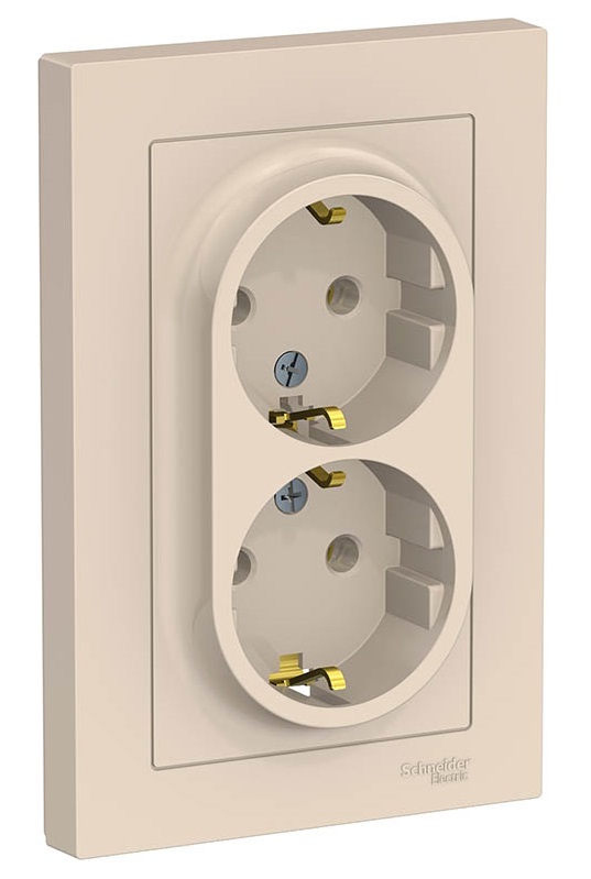 Розетка штепсельная Schneider Electric AtlasDesign ATN000224 16А