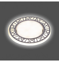 Светильник потолочный встраиваемый Feron CD991 32939 20LED 2835SDM 4000K 15Вт GX53 (с подсветкой, без лампы)