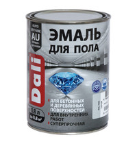 Эмаль для пола Dali 0,8л (глянцевая, красно-коричневая RAL3009)