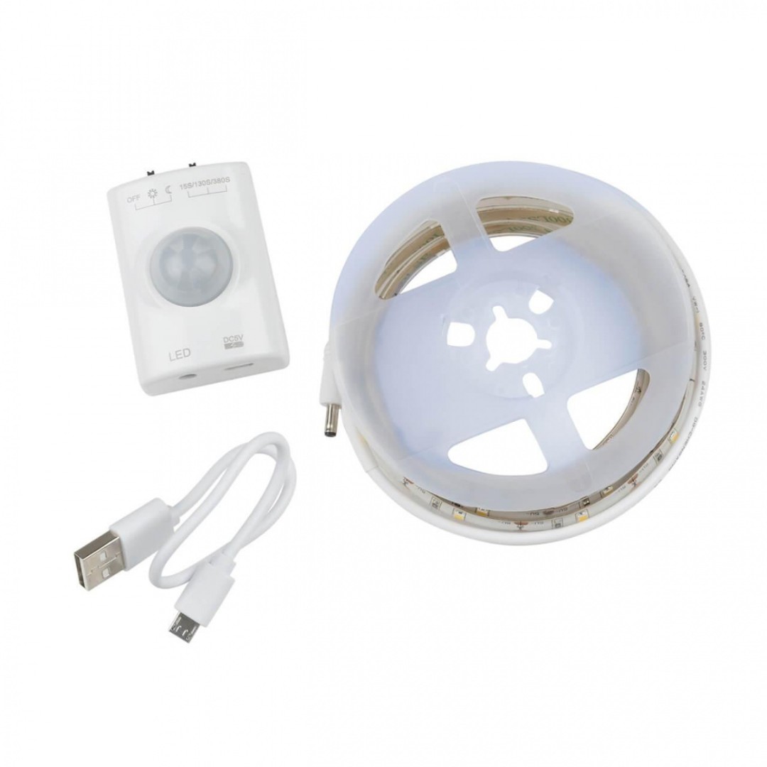 Комплект светодиодной ленты Uniel ULS-R21-2.4W/4200K/1.0M/RECH SENSOR Smart light 1м (белый свет)