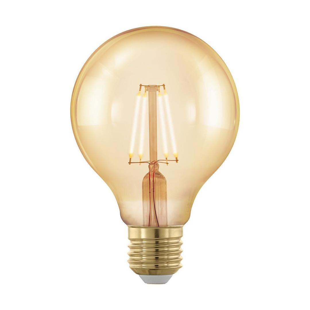 Лампа светодиодная Uniel Vintage LED-A60-6W/GOLDEN/E27 GLV22GO UL-00002355 (конус, золотистая колба)