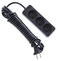 Удлинитель Uniel Standart S-CD-3 BLACK UL-00003604 3м