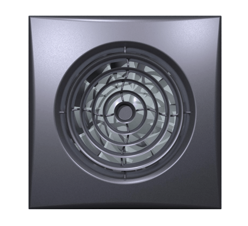 Вентилятор вытяжной DiCiTi Aura 5C dark gray metal D125 мм (осевой)