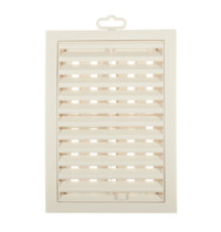 Решетка вентиляционная Era 1825РРП Ivory 150х150 мм (с регулируемым живым сечением, разъемная)